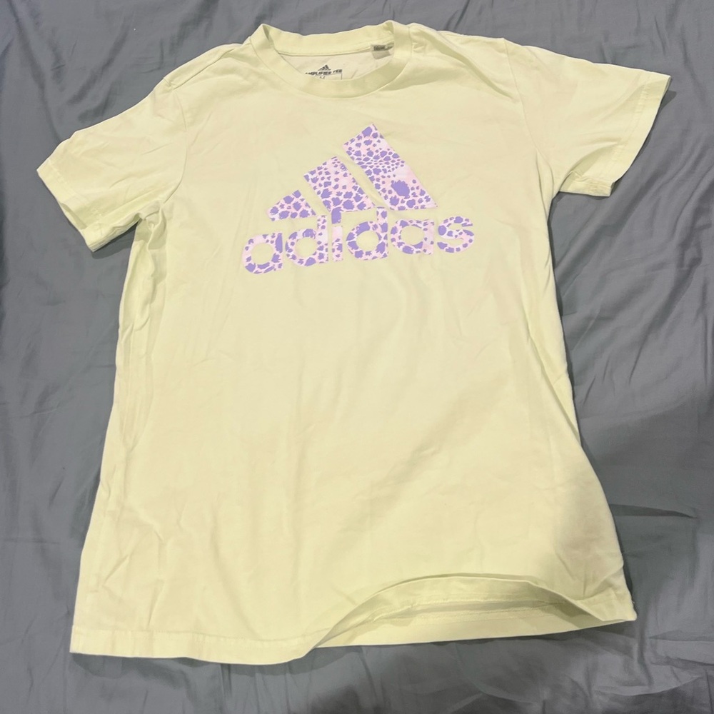 Adidas Amplifier Tee in Light Green